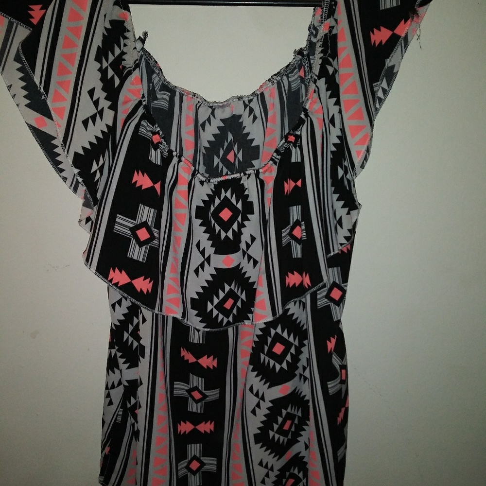 A off the shoulder shirt